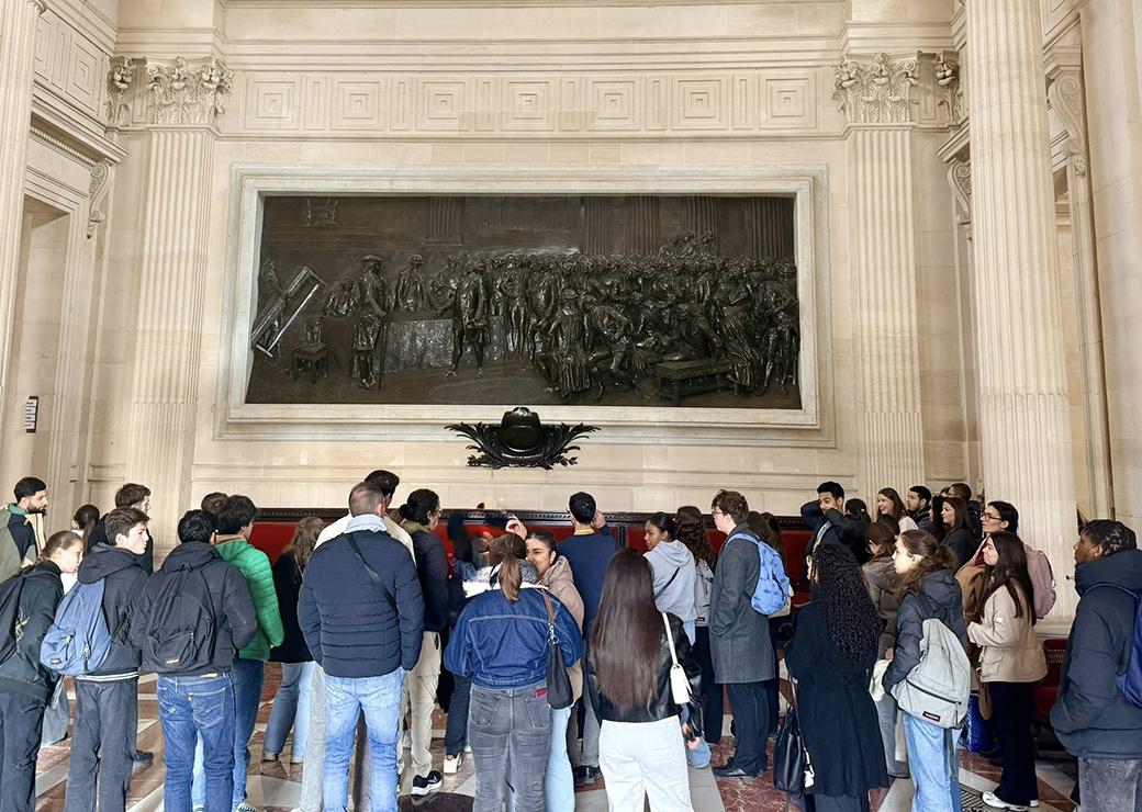 Visite de l’Assemblée nationale avec les Cordées de la Réussite en décembre 2025