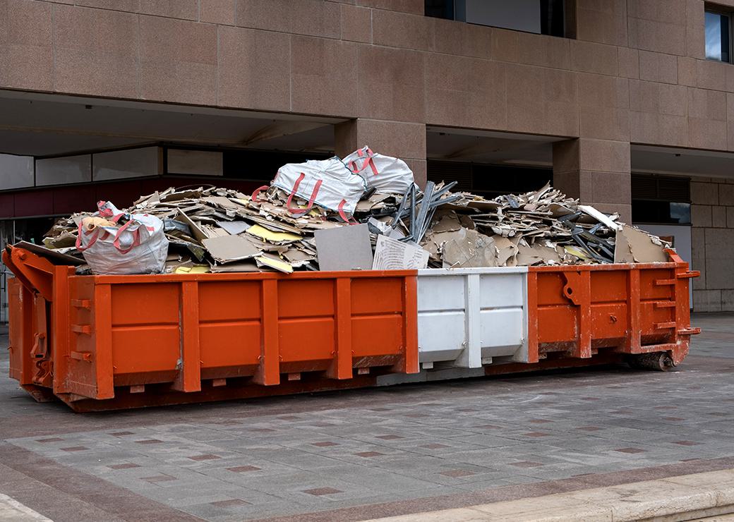 des dechets du batiment