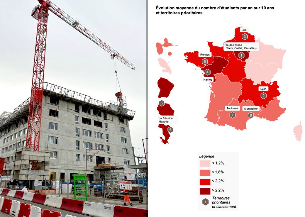 Chantier de la Résidence Céléno 2 à Annemasse