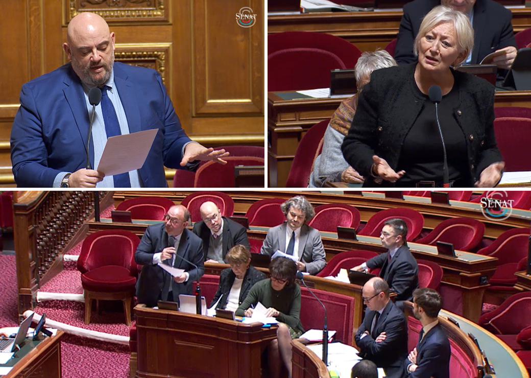 Thomas Dossus et  Catherine Morin-Desailly 