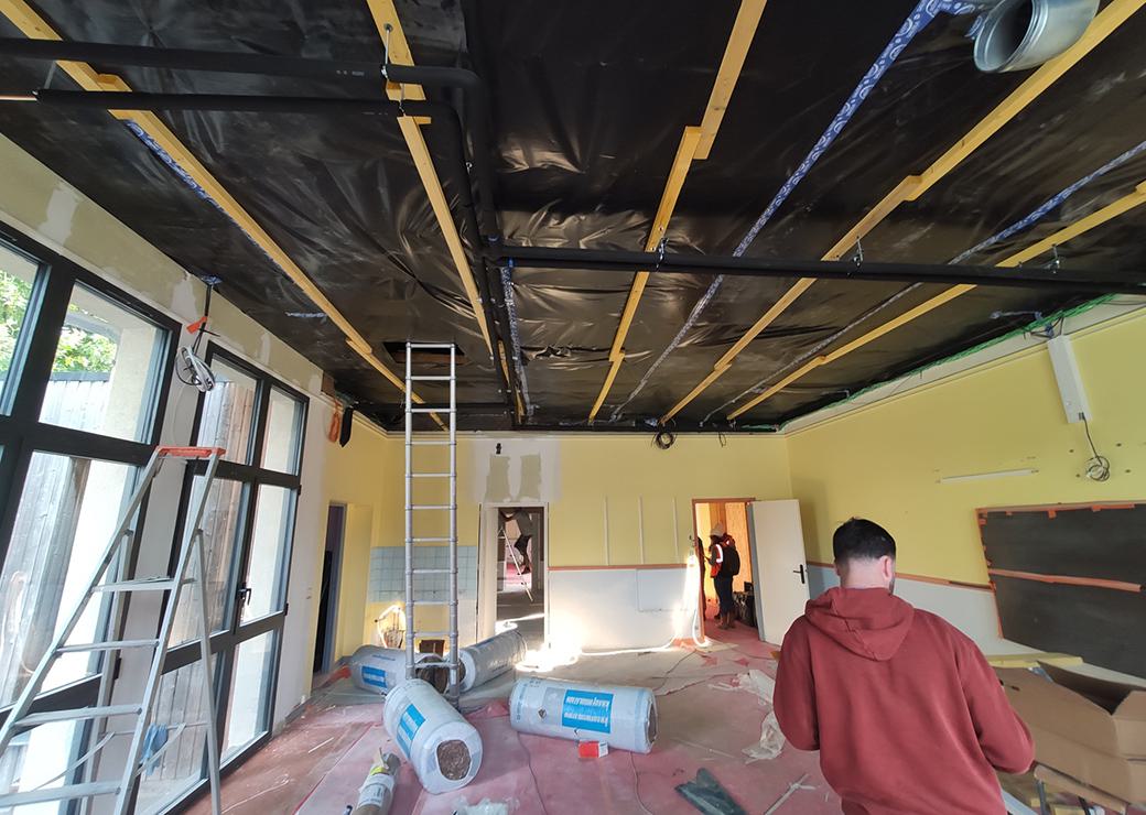 rénovation énergetique  d'une école 