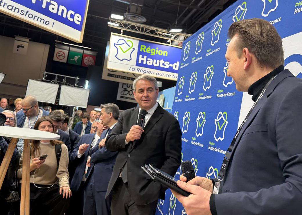 Xavier Bertrand au salon de l'agriculture