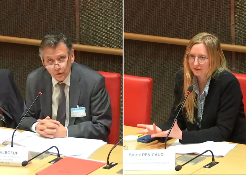 Audition de Laurent Vilboeuf et de Soizic Pénicaud 