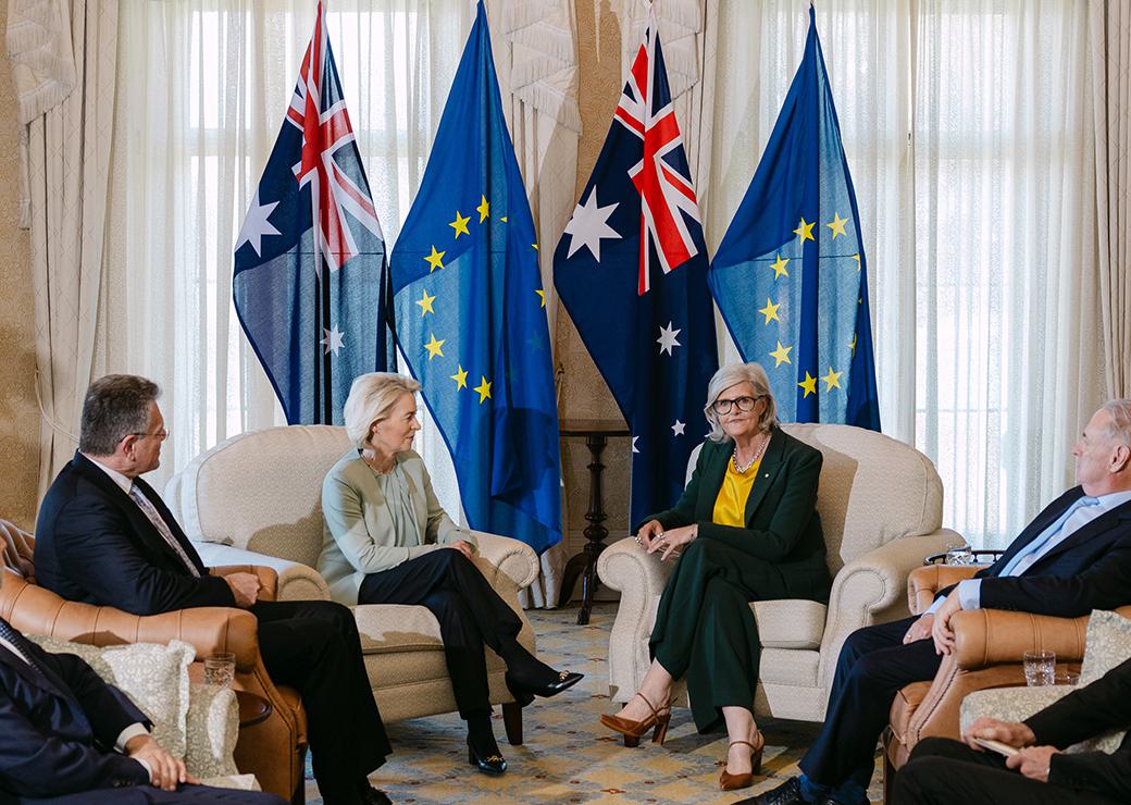 Ursula von der Leyen et Sam Mostyn