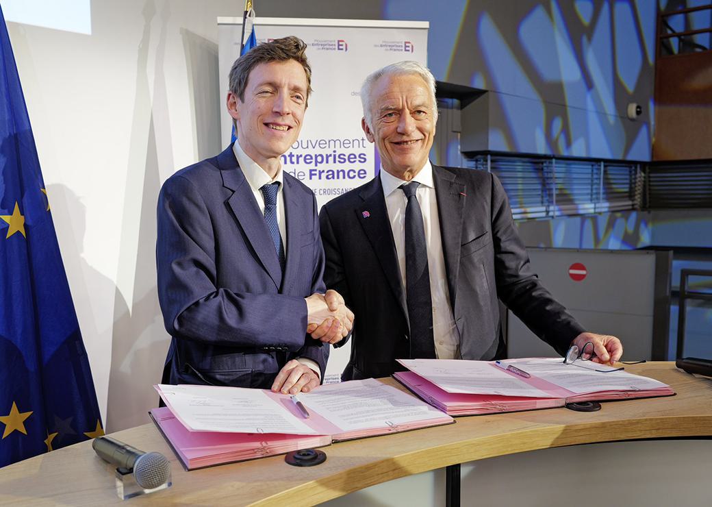 Édouard Geffray et Patrick Martin