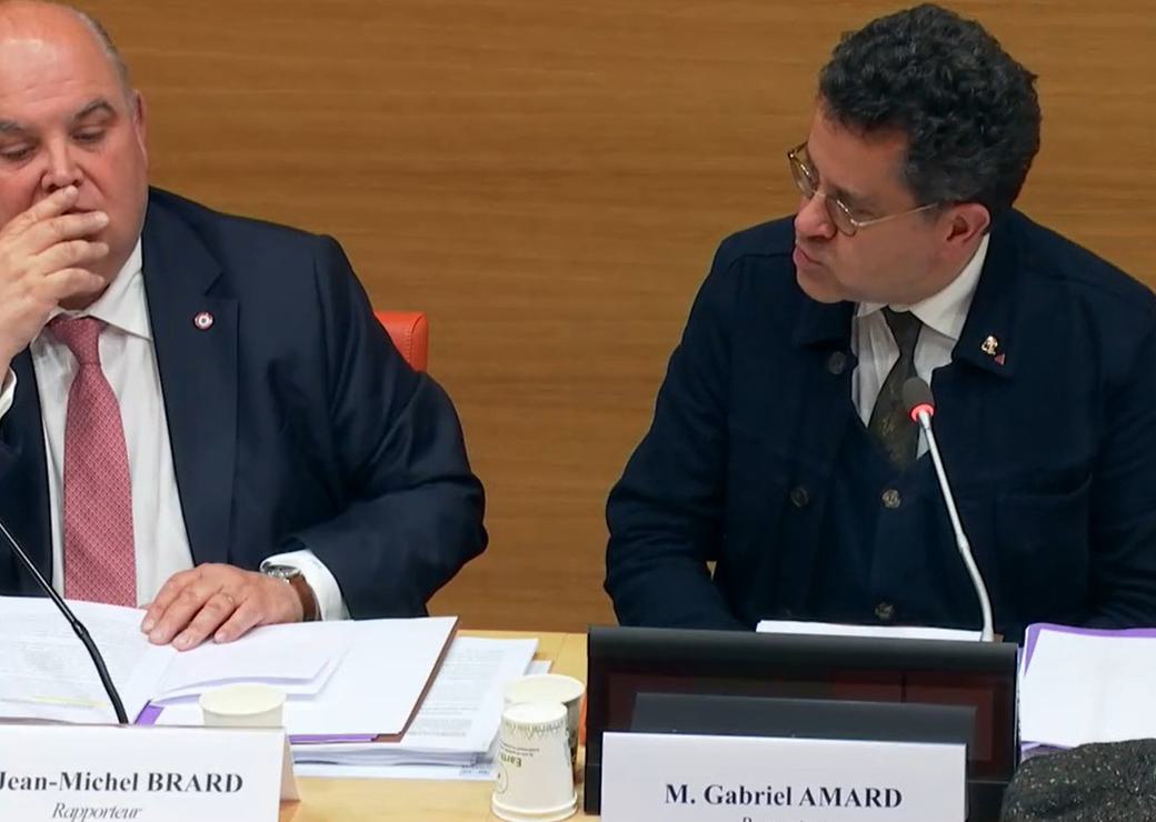 Jean-Michel Brard et Gabriel Amard 