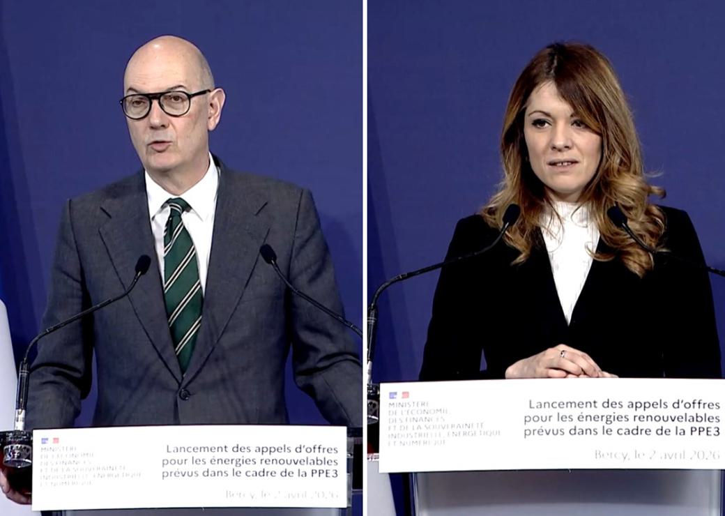 Roland Lescure et Maud Bregeon