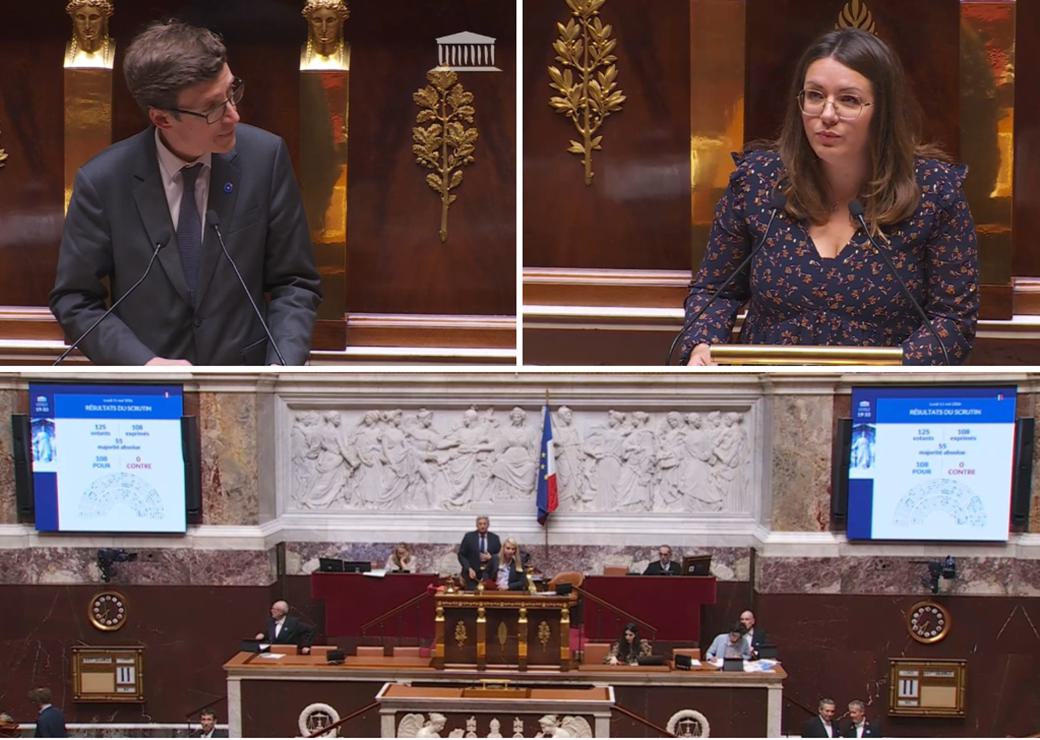 Edouard Geffray et  Julie Delpech