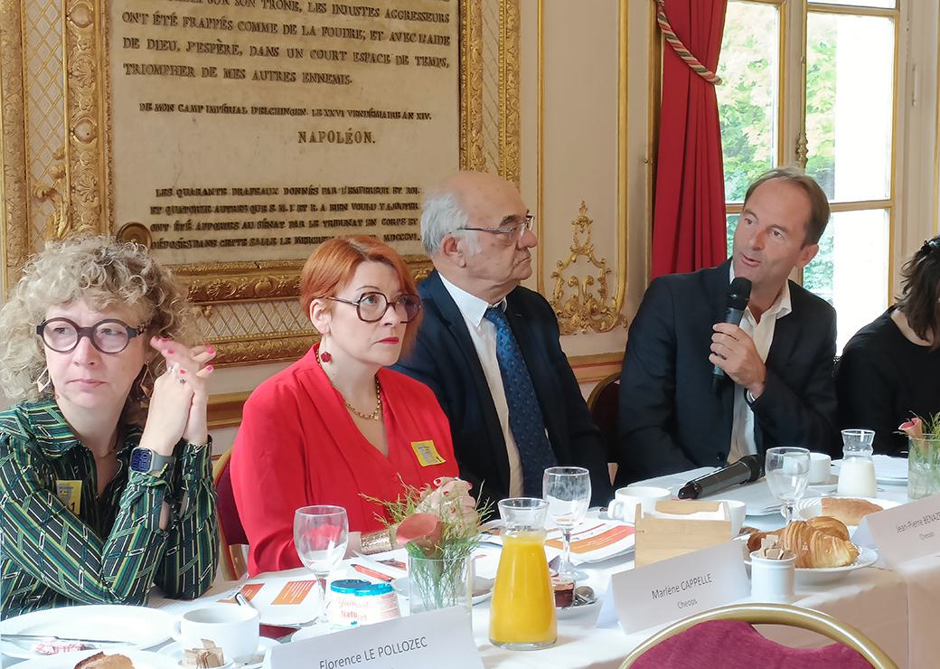 Florence Le Pollozec, Marlène Cappelle, Jean-Pierre Benazet et Thibaut Guilluy