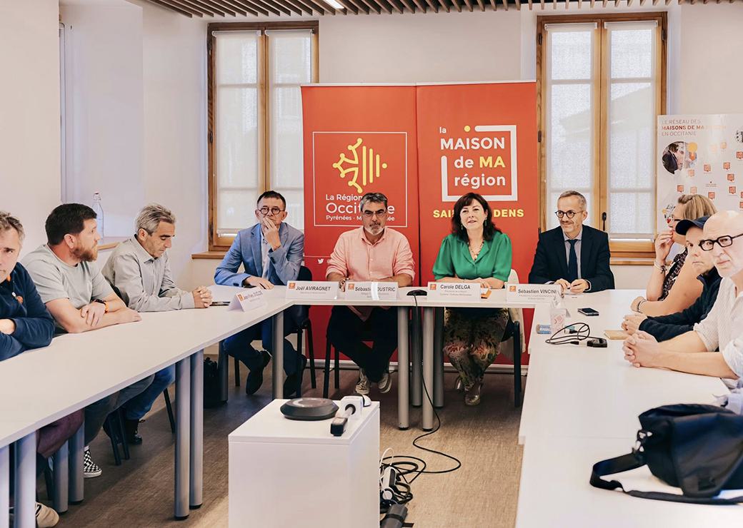 ole Delga et Sébastien Vincini à Saint Gaudens le  12 juin 