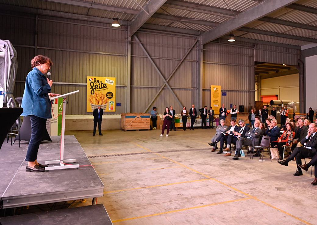  visite de Annie Genevard vendredi 12 juin à Luneray sur le site de Lunor 