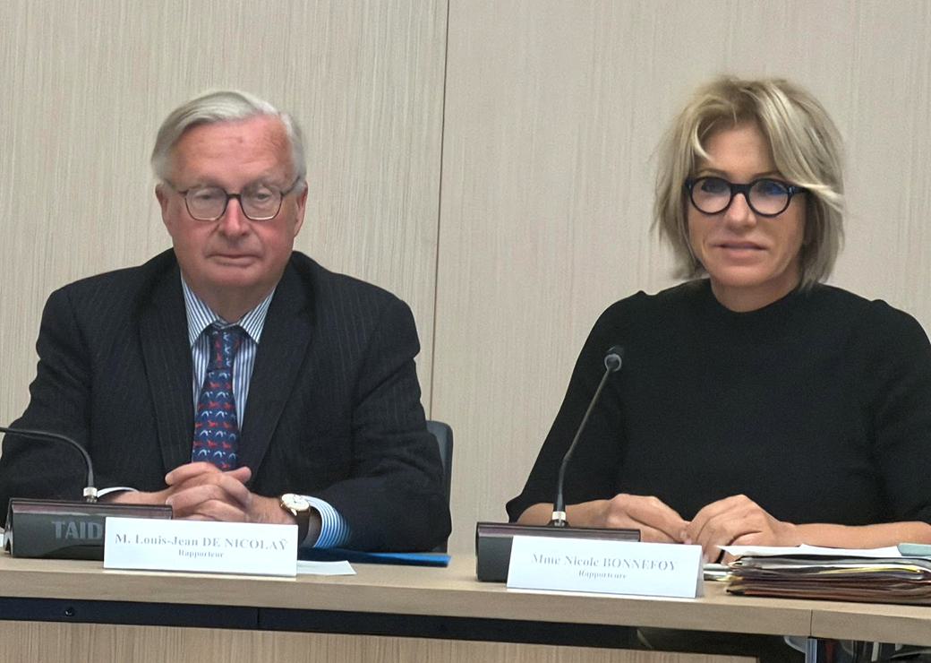 Louis-Jean de Nicolaÿ et Nicole Bonnefoy