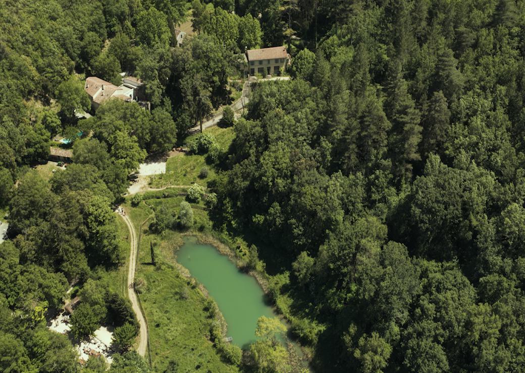 Vue en hauteur de Montrieux le Hameau