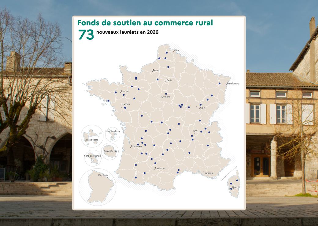 carte des 73 lauréats 2026 