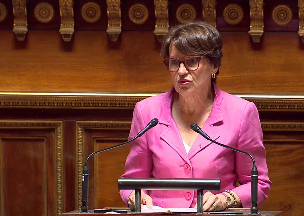 Annie Genevard au Sénat le  21 juillet 