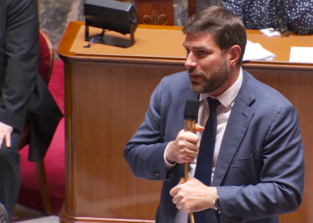Vincent Jeanbrun le  15 juillet à l'Assemblée nationale