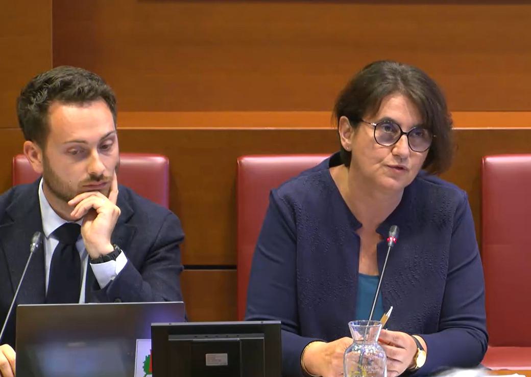 Damien Maudet et  Sophie Pantel, rapporteurs spéciaux de la mission Sécurité le  le  15 juillet 