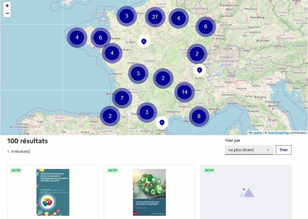 carte des spaser 
