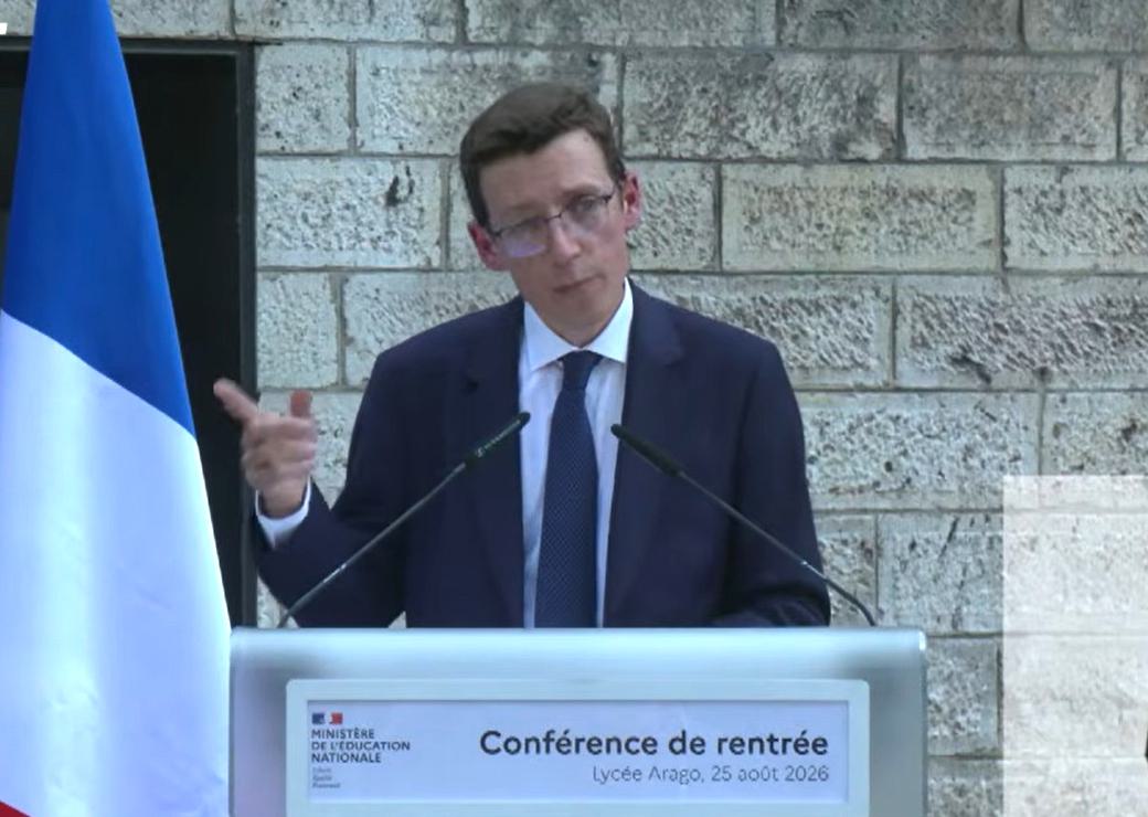  Conférence de presse de rentrée d'Édouard Geffray