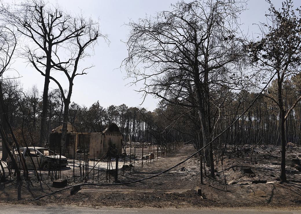 incendies au Porge
