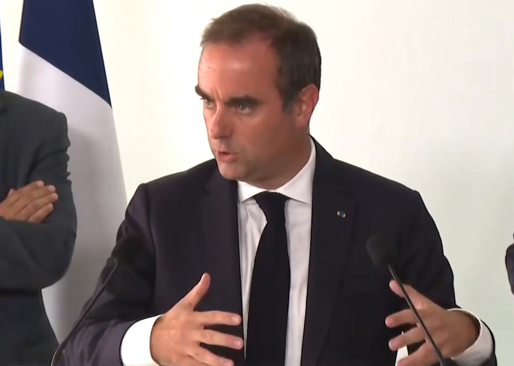Sébastien Lecornu à Mérignac le  17 août