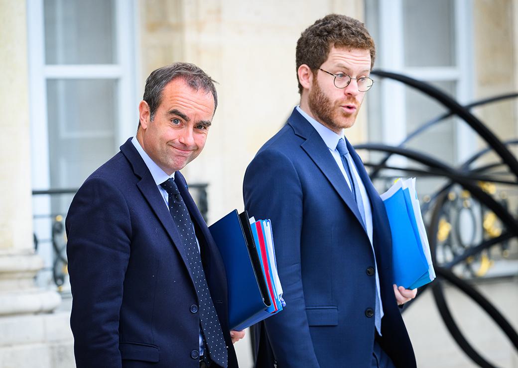 Sébastien Lecornu et David Amiel au mois de  juin 