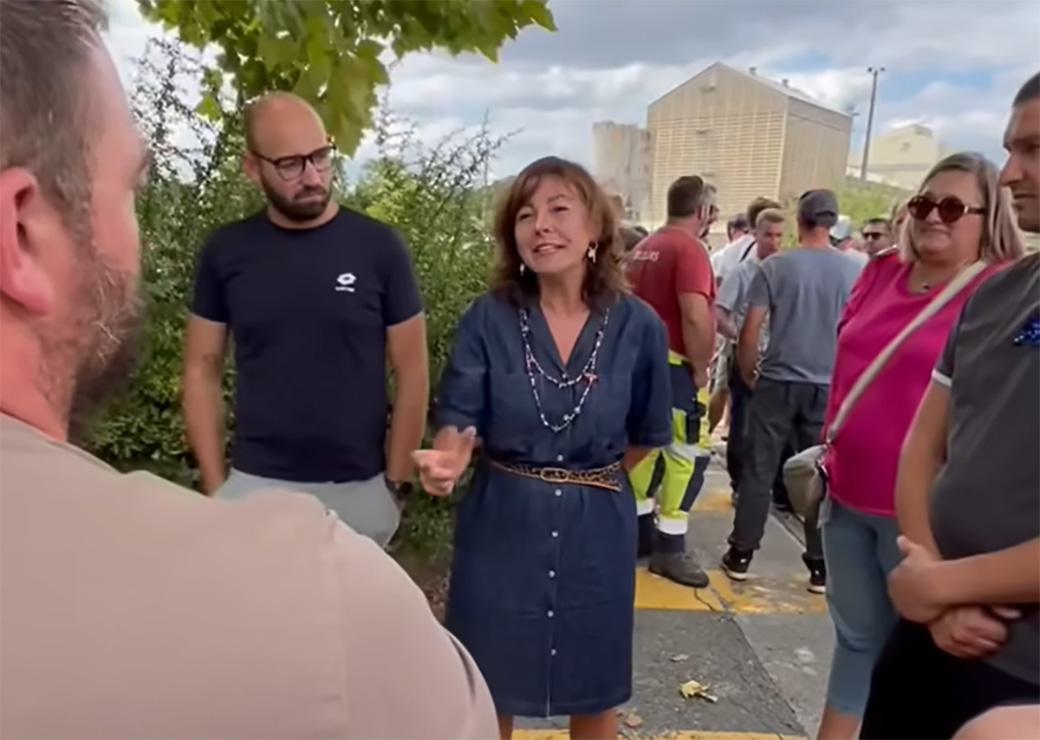 Carole Delga sur le site de Saint-Gaudens le 25 août 2026 