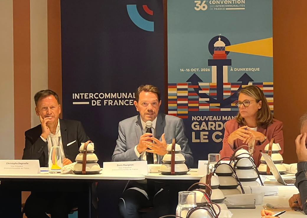 Christophe Degruelle, Boris Ravignon et Elodie Jacquier-Laforge