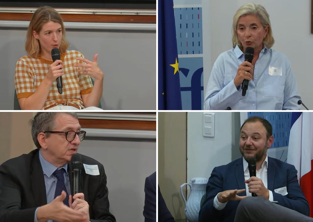 Audrey Herblin-Stoop, Georges-Étienne Faure, Sébastien Crozier et Audrey Herblin