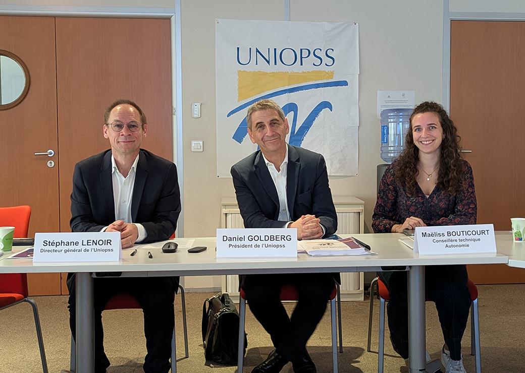 Stéphane Lenoir, Daniel Goldberg et Maëliss Bouticourt