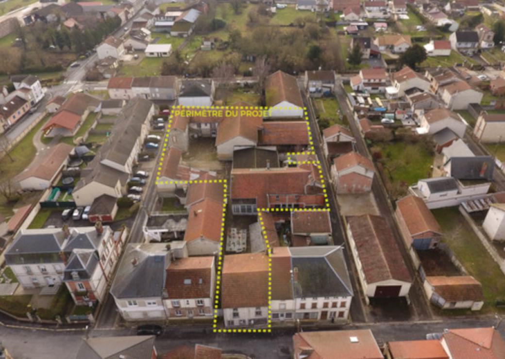 Une ville vue du haut