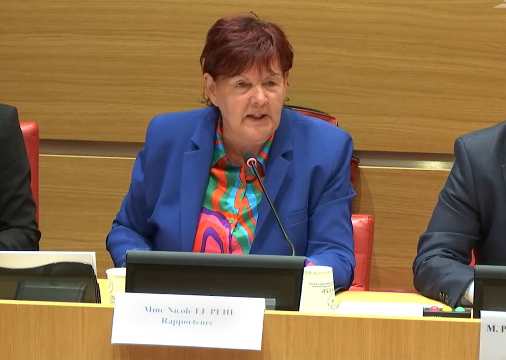  Communication de  Nicole Le Peih sur le prélèvement sur recettes au bénéfice de l’Union européenne (PSR-UE)