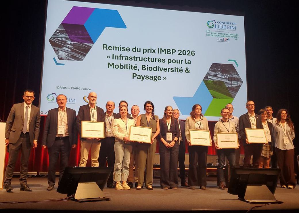 Les lauréats du prix "Infrastructures pour la mobilité, la biodiversité et le paysage" de l'Idrrim