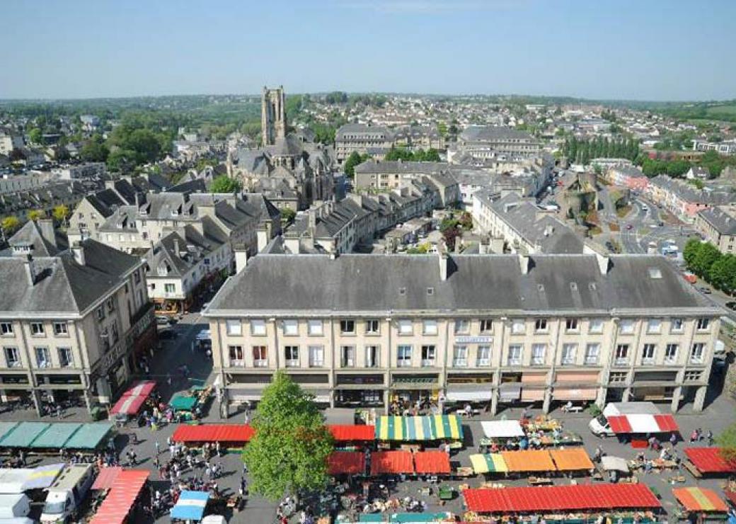 Place du marché de Saint-Lô