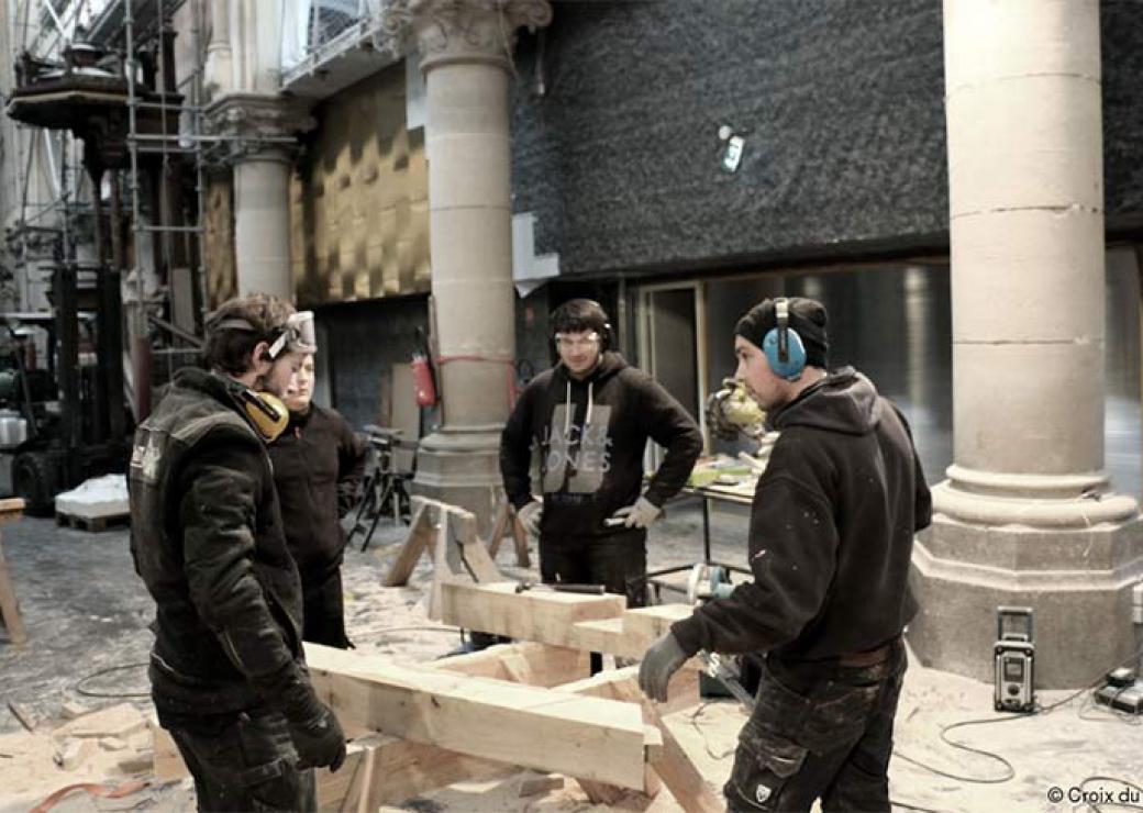 Chantier-école pour la reconversion de l'église