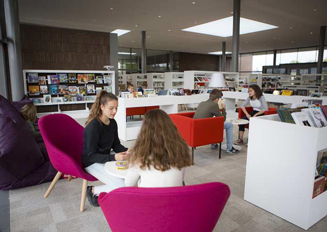 Espace de la médiathèque