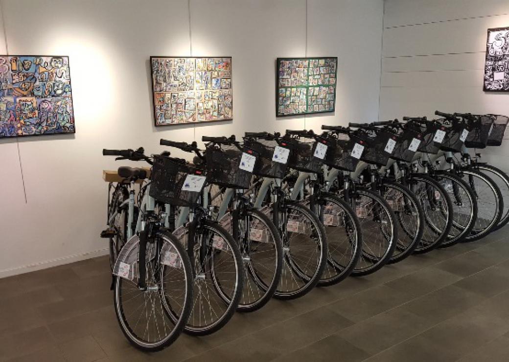 Exposition de vélos électriques