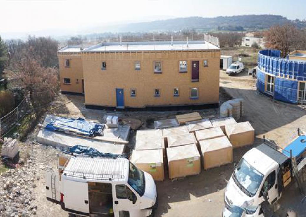 Chantier des Colibres à Forcalquier