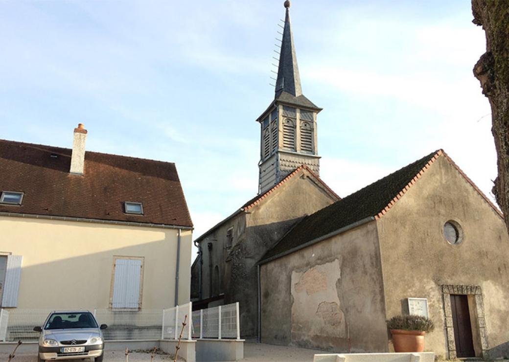 L'église de la Nativité de Trochères, marqueur paysager