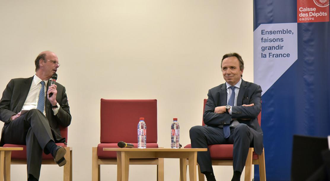 Conférence de presse caisse des dépôts retraite numérique