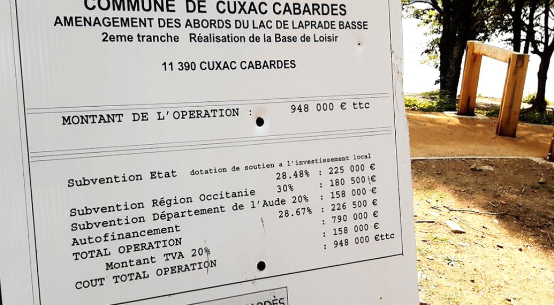 Panneau de financement 