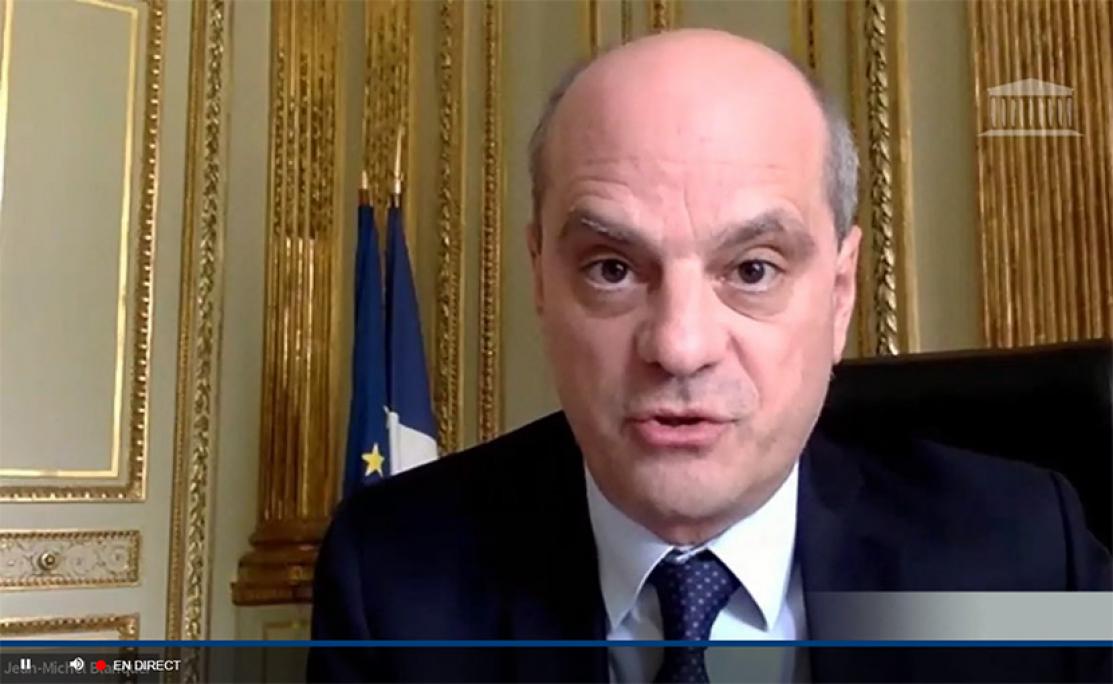 AUdition Blanquer à propos du retour à l'école du 11 mai 2020