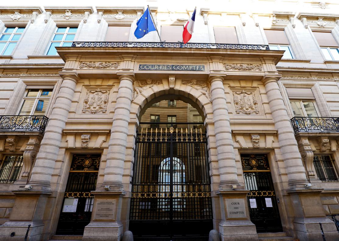 façade de la cour des comptes 