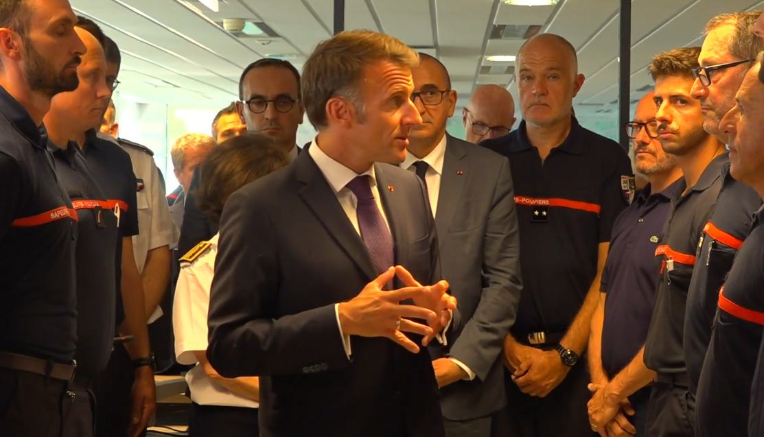 E. Macron en Gironde