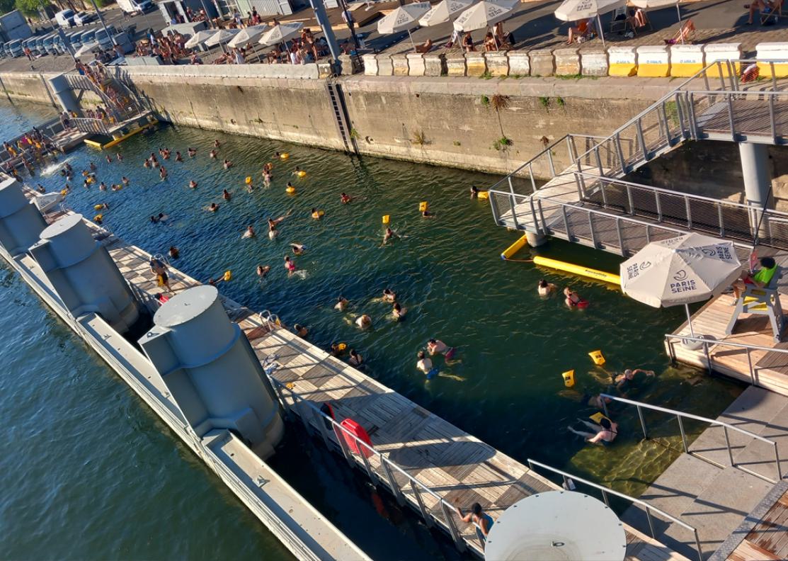 Baignade dans la Seine 