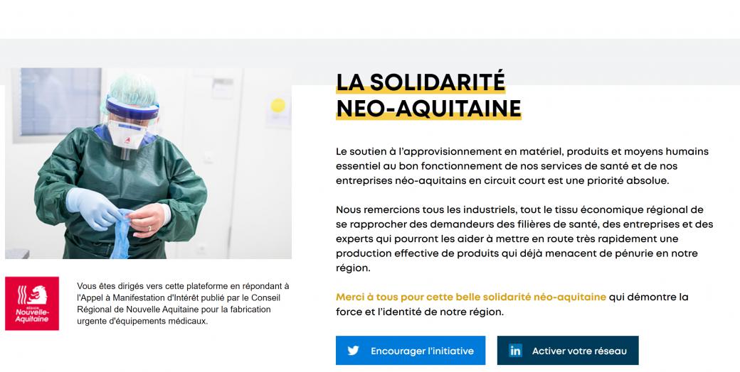 Plateforme Nouvelle Aquitaine