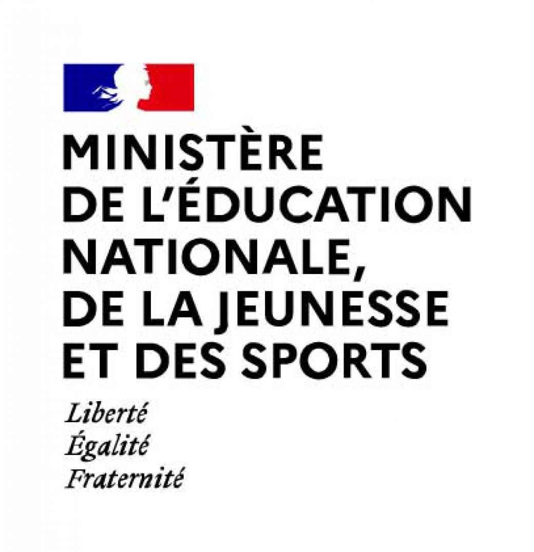 Logo Le ministère de l’Éducation nationale, de la Jeunesse et des Sports