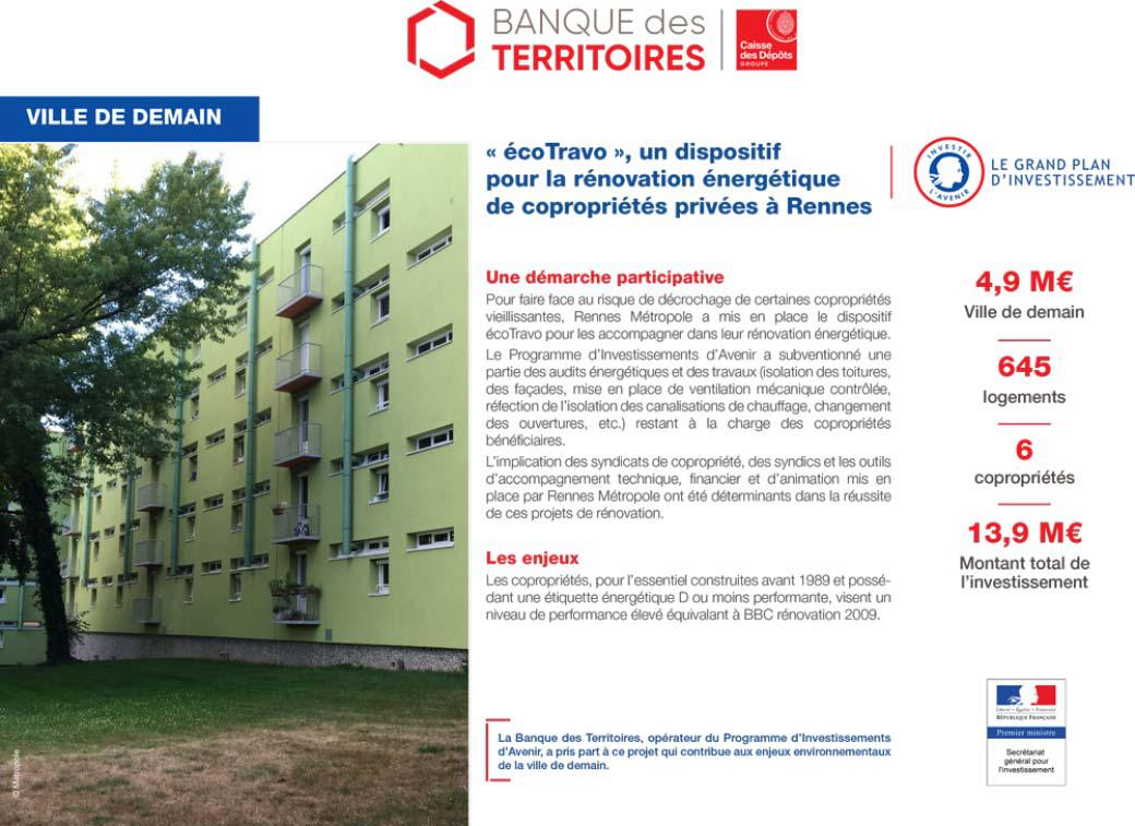 Dispositif écoTravo à Rennes