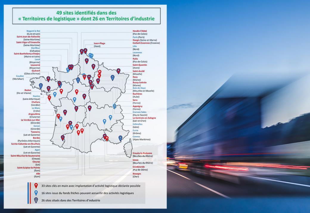 Le gouvernement présente 49 Territoires de logistique et de nouvelles mesures en faveur de la filière