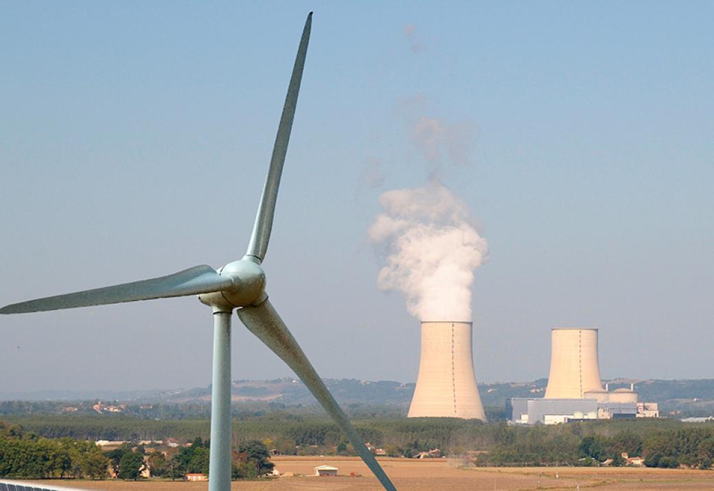 éolienne, centrale nucléaire